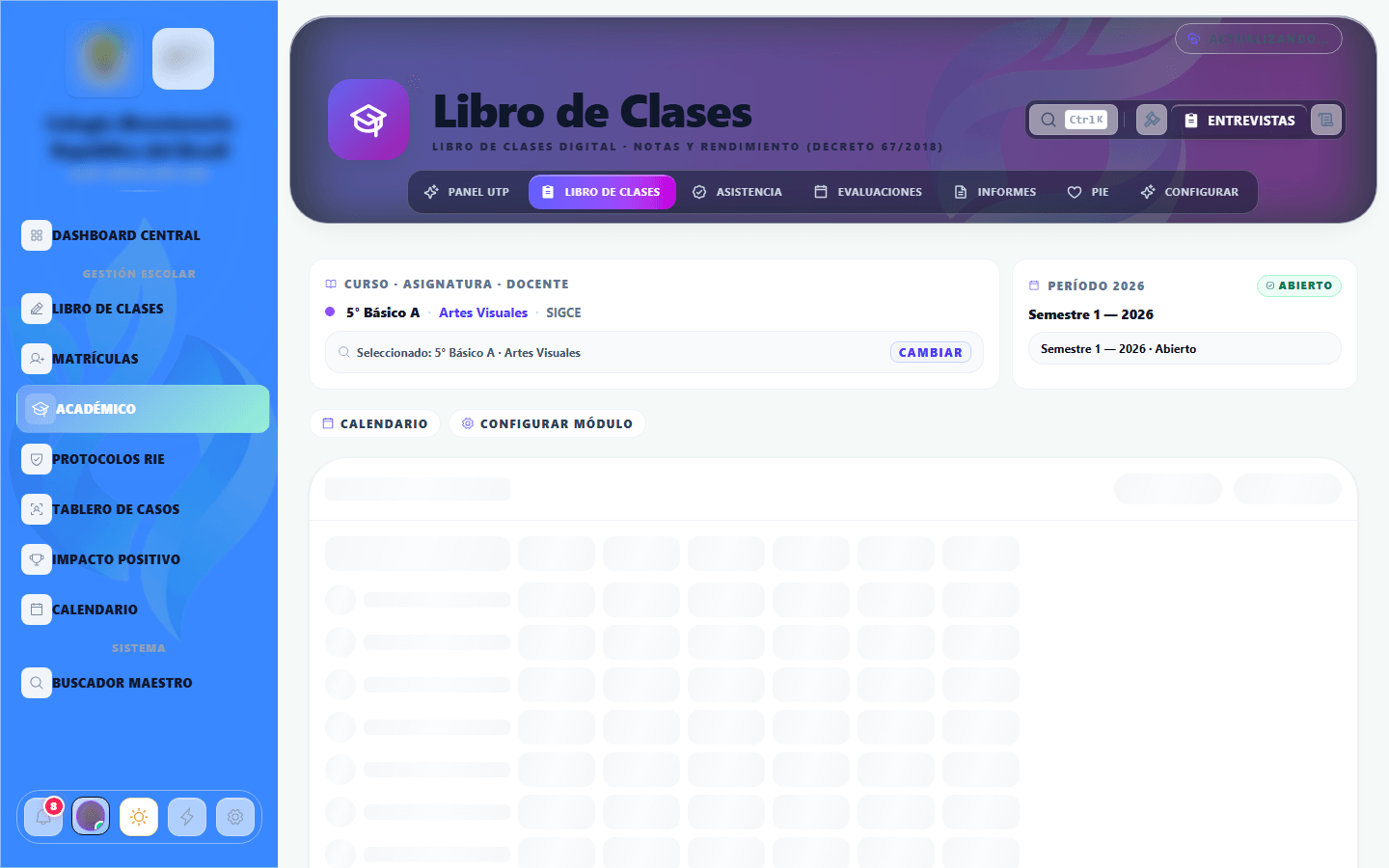 Gestión académica